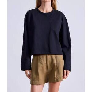 NEW APIECE APART boxy tee in black